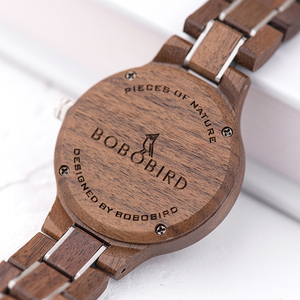 BOBO uccello di alta qualità stile classico importato al quarzo movimento <span class=keywords><strong>orologi</strong></span> in legno per le donne di nuovo arrivo elegante in legno orologio da donna - Product Image 2