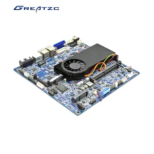 ZC-T3855SL-V 3855u CPU Mini Itx Mainboard 4K Resolução de Baixa Potência Placa Industrial