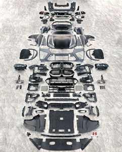 ערכת גוף לרכב <span class=keywords><strong>BMW</strong></span> <span class=keywords><strong>X5</strong></span> E70 2008-2013 שדרוג ל-G05 F95 X5M Runde Facelift פגוש קדמי חדש ABS פגוש אחורי חצאיות צד - Product Image 4