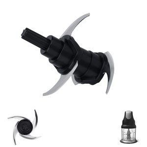 Lame de rechange compatible avec le <span class=keywords><strong>robot</strong></span> <span class=keywords><strong>culinaire</strong></span> Ninnja NJ100 NJ100WM avec bol de 16 oz, hachoir NJ Express, accessoire de mixeur à 4 points - Product Image 1