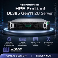 Nouveau serveur rack 2U HPE ProLiant DL385 Gen11, double processeur AMD EPYC 9124, 4*64 Go de RAM DDR5, PCIe 5.0, serveur de calcul IA et de base de données