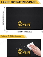 CVLIFE 3x3 patchs et 6 \ "écouvillons ensemble de nettoyage brosses en nylon pics en silicone huile d'aiguille pour la chasse