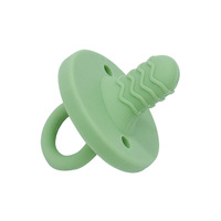 Coloré bébé sucette Silicone mamelon Latex naturel bébé accessoires nouveau-né épandeur carré en plastique boîte infantile succulente