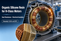 Résine de silicone organique SH-1040, adhésif pour la fabrication de feuilles de mica façonnées, de feuilles de mica en poudre, de feuilles de mica en verre, etc.