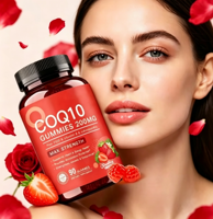 Gemengde Tropische Fruit Perzik Citroen Coq10 Gummies