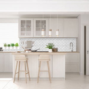 12 pulgadas blanco hexagonal Peel Stick Backsplash impermeable a prueba <span class=keywords><strong>de</strong></span> aceite 3D pegatina <span class=keywords><strong>de</strong></span> pared papel tapiz <span class=keywords><strong>para</strong></span> cocina <span class=keywords><strong>baño</strong></span> <span class=keywords><strong>vinilo</strong></span> 3D hexágono - Product Image 6