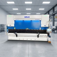 Presse plieuse hydraulique CNC à 5 axes avec jauge arrière, modèle ETC-16T, équipée de composants électriques Schneider