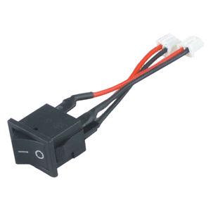 Piccolo alimentatore interruttore di curvatura cablaggio KCD4-201N con luce quattro Pin RK1 barca fila 2 velocità 2 16a cavo di collegamento - Product Image 1