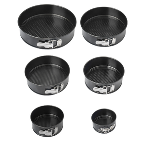 DFC04 สินค้าขายดี ถาดอบเค้กชีสทรงกลม ขนาด 4 6 7 8 9 10 นิ้ว เคลือบสารกันติด ง่ายต่อการแกะออก พร้อมหูจับแบบถอดได้ - Product Image 4