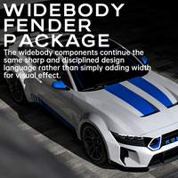 Kit carrosserie et kit widebody ROBOT Ford Mustang S650 JEDI FRP/WCF pour modèles Ford Mustang S650