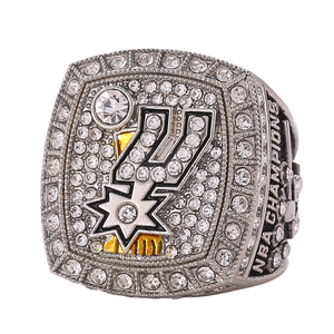 Anillo Conmemorativo del Campeonato de Baloncesto de los San <span class=keywords><strong>Antonio</strong></span> Spurs 2014, Anillo de Joyería de Moda de Aleación de Alta Calidad, Estilo Conmemorativo Deportivo Popular - Product Image 6