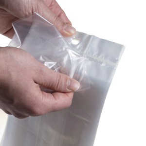 Neutral Tear-Off <b>Bags</b> 10x37 Cm Polyethylene Food <b>Storage</b> With Side Gusset - Product Image 4