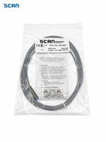 SCAN M8 Sensor Proximitas Induktif Silindris 1.5mm NPN Normal Terbuka 5-36V DC 2kHz IP67 Terproteksi