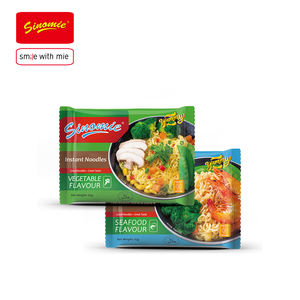Nouilles instantanées en sachet HALAL style Indomie, saveur légumes et <span class=keywords><strong>fruits</strong></span> <span class=keywords><strong>de</strong></span> <span class=keywords><strong>mer</strong></span>, cuisson en 3 minutes, vente en gros, <span class=keywords><strong>moins</strong></span> chères - Product Image 1