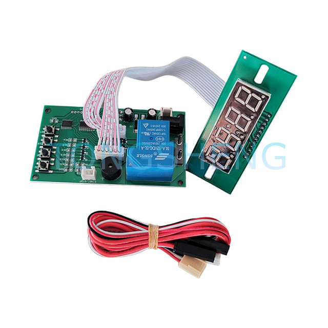 JY-15B Timer Control Board 40cm White Lead Coin Operated Time Control Timer Board JY-15A Arcade Game Machine Timer Board