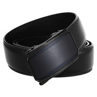 Ceinture à cliquet personnalisée OEM pour hommes, ceinture automatique en cuir pour hommes, largeur 3,5 cm, boucle en alliage