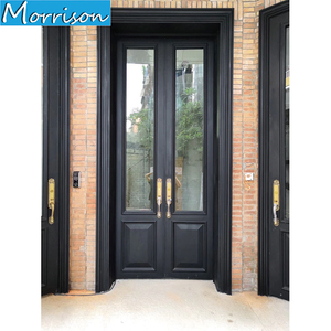 <span class=keywords><strong>Nuevo</strong></span> diseño de seguridad de acero puerta de entrada <span class=keywords><strong>apartamento</strong></span> puerta de entrada de doble puerta - Product Image 3