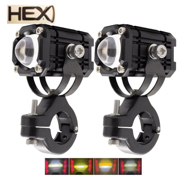 LED Motorcycle Headlight Spot Work Light Offroad Driving Fog Light Lamp Scooter Spotlight for Car Moto Electric Car Motorcycle