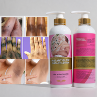 Crème Corporelle Bio 100% AHA Végane et Sans Cruauté Animale à Marque Blanche – Lisse, Exfolie et Éclaircit la Peau Noire