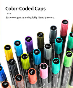 MagiArt防水双尖记号笔绘图永久工厂丙烯酸涂料记号笔 - Product Image 5
