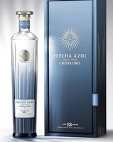 Bouteille de Tequila en Cristal Premium, Verre Facetté Bleu, Contenant Décoratif Vintage pour Spiritueux, Embouteillage Personnalisé OEM, Vente en Gros pour Distilleries