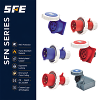 Connecteur de prise électrique industrielle SFE IP67 AC, 3/4/5 broches mâle/femelle, étanche, 220-240V 32A/16A