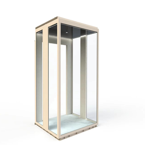 Ascensore Moderno per Villa con Cabina in Acciaio Inox 304, Elevatore Passeggeri in Lega di Alluminio per Uso Domestico e Residenziale - Product Image 1