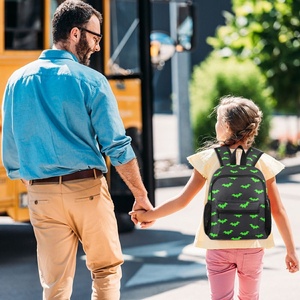 Hot Sales Custom Waterproof Backpack Trendy Cartoon Bats Print Anti Theft School Bags for College School Bag for Girls - Product Image 6