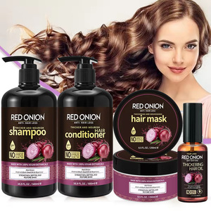 <span class=keywords><strong>Crème</strong></span> pour cheveux bouclés et dreadlocks vegan à la marque privée, à l'oignon rouge, 2 en 1, antipelliculaire, contrôle du sébum, hydratante, nourrissante - Product Image 2