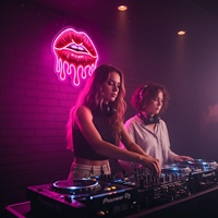 Großhandel Lippen Neon-Schild Sexy Kuss Mund LED Neonlicht