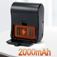 Impresora de Etiquetas Térmicas Directas HZTZ, Mini Impresora de Etiquetas de Envío Térmica de Bolsillo, Impresora Inalámbrica de Etiquetas de Códigos de Barras de 25-80 mm