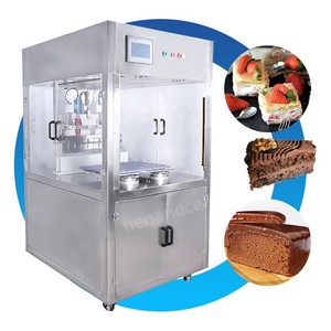 Machine de découpe ultrasonique entièrement automatique à <span class=keywords><strong>prix</strong></span> compétitif pour gâteaux au fromage, gâteaux éponge, brownies, biscuits - Product Image 4