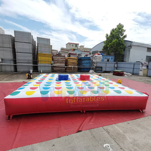 Juegos deportivos inflables interactivos para exteriores, mega twister, colchón gigante de lucha. - Product Image 3
