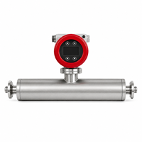 Débitmètre de masse micro Coriolis haute précision 0,2 % DN3-DN15 RS485 Modbus HART, mesure de densité et de température des liquides FCC300