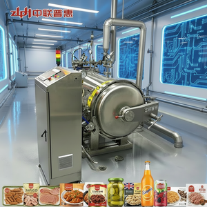 Sterilizzatori a Spruzzo d'Acqua per Carne di Agnello Stufata e Manzo Salato, Autoclave per Produzione Alimentare - Product Image 1