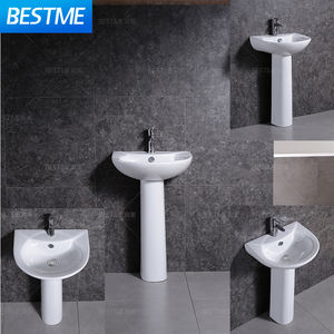 BESTME En Céramique armoire De Toilette lavabo Bassin - Product Image 1