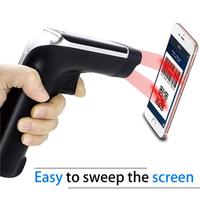 Escáner de Códigos Inalámbrico 2.4G Bluetooth SV1900 con Pantalla, Escáner de Códigos de Barras 1D y 2D con Base de Carga y Transmisión