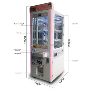 آلة رافعة keymastر ذات 9 فتحات لعبة بيع جوائز الفوز بالمال مع آلة مخلب دفع ثقب المفتاح الرئيسي - Product Image 3