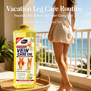 <span class=keywords><strong>Huile</strong></span> de massage corporelle correctrice <span class=keywords><strong>pour</strong></span> les jambes, 1000 ml, hydratante et lissante, soulagement des <span class=keywords><strong>varices</strong></span> et de l'inconfort des jambes, à la glycérine et aux huiles essentielles - Product Image 1