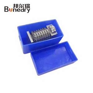 Macchina Numeratrice a 6, 7, 8 Cifre 4x8 Cicero in Acciaio Pieno, Caratteri Gotici e Romani, Regolabile Avanti/Indietro per Parti di Macchine da Stampa Offset - Product Image 2