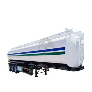 BH 3 Axle 45000 Liters Semi Trailer Fuel Tank Diesel Fuel Tanker Trailer Oil Petrol Tanker