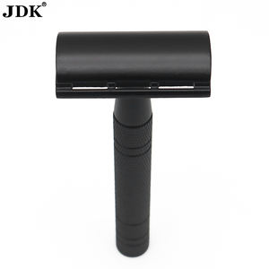 Maquinilla <span class=keywords><strong>de</strong></span> <span class=keywords><strong>afeitar</strong></span> <span class=keywords><strong>de</strong></span> seguridad <span class=keywords><strong>de</strong></span> doble filo para hombre JDK con mango <span class=keywords><strong>de</strong></span> metal profesional y logotipo personalizado - Product Image 5