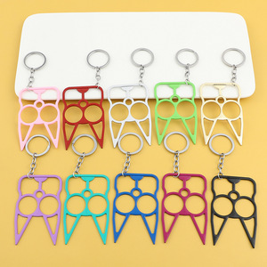 Cá Nhân Nhà Máy Làm Mặt Dây Chuyền Dễ Thương Mèo Tai Keychain Với Tôm Hùm Clasp Đa-Chức Năng An Toàn Bảo Vệ Keychain - Product Image 5