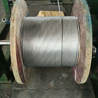 Fil d'acier galvanisé Fil d'acier plaqué de béton précontraint 12.7mm Précontrainte 49 brins en acier inoxydable