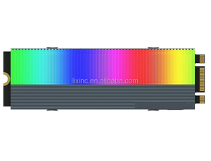 M2 SSD Kühlkörper 5V 3Pin NVME NGFF <span class=keywords><strong>M</strong></span>.<span class=keywords><strong>2</strong></span> 2280 Festkörper laufwerk Festplatten kühlung Kühler Kühlkörper Kühler Weste Wärme leitpad - Product Image 2