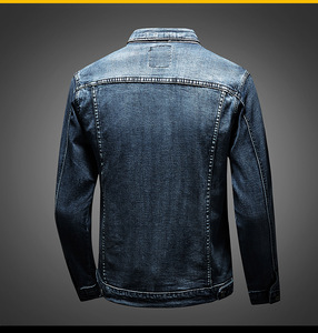 Jaqueta Masculina Cowboy Atacado Nova Moda Retrô Resistente com Gola Bordada, Corte Slim, Roupa de Trabalho e Estilo Urbano Solto - Product Image 3