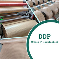 Papier d'isolation pour transformateur à points diamantés DDP, papier à motif diamant, papier d'isolation DPP pour transformateur