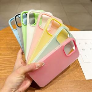 Nouvelle coque antichoc transparente en TPU deux-en-un couleur bonbon pour <span class=keywords><strong>iPhone</strong></span> 17 Air, compatible <span class=keywords><strong>iPhone</strong></span> 16 15 14 13 12 Pro Max - Product Image 1