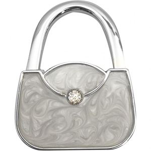 Gancho Plegable Metálico para Bolsos, Portátil, de Entrega Rápida, Accesorio Único para Bolsos, para Mesa, Restaurante u Oficina - Product Image 1