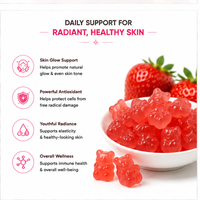 Gummies OEM Pueraria Mirifica Collagène Trèfle Rouge Courbe Corporelle Kudzu Thaïlandais 10 % Isoflavones Supplément de Collagène Marin